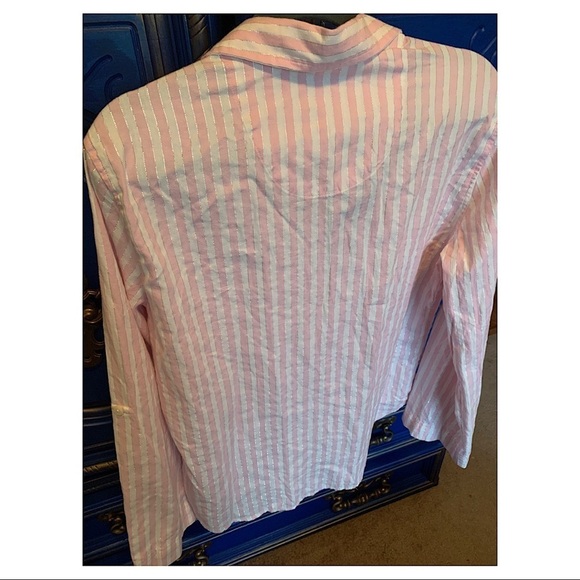 ⭐️ Victoria Secret Pink & Silver Shirt Size Medium - Picture 3 of 3